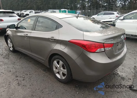 2012 Hyundai Elantra Gls z USA, uszkodzony, nr VIN 5NPDH4AE0CH144988
